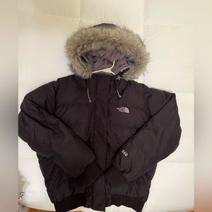 The North Face Arctic parka 550 coat with removable fur trim. Sz medium